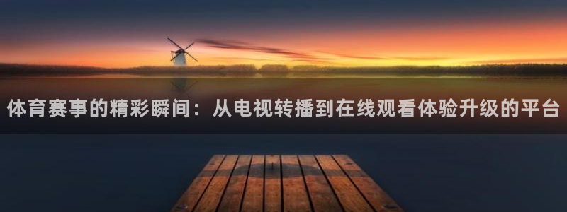 体育赛事的精彩瞬间：从电视转播到在线观看体验升级的平台