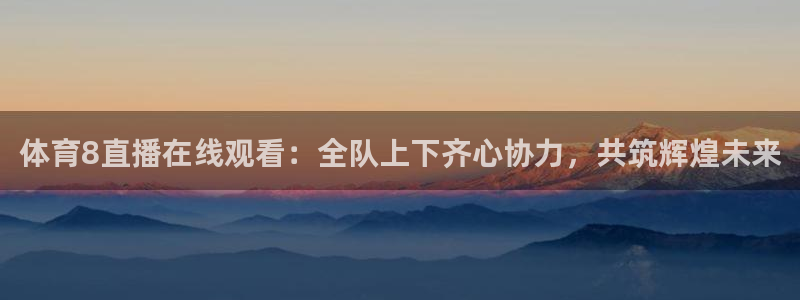 体育8直播在线观看：全队上下齐心协力，共筑辉煌未来